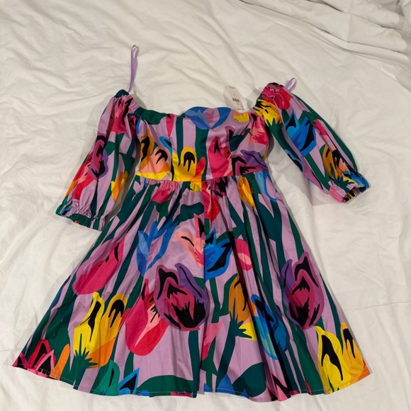 NWT Anthro Hutch Off the Shoulder Romper - Picture 6 of 6